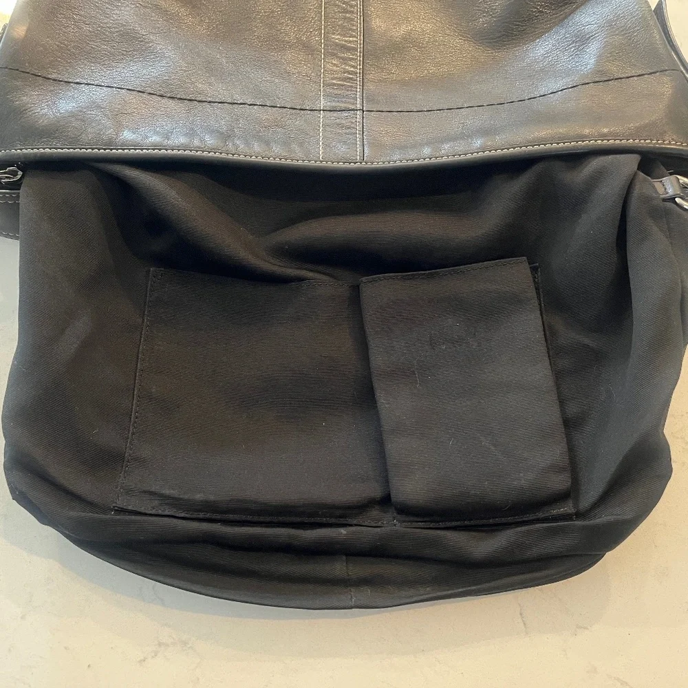 Coach, Black leather, Soho, Hobo/Slouchy Shoulder bag - Picture 8 of 12